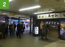 JR新橋駅 汐留口ルート②