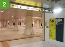 都営大江戸線 汐留駅ルート②